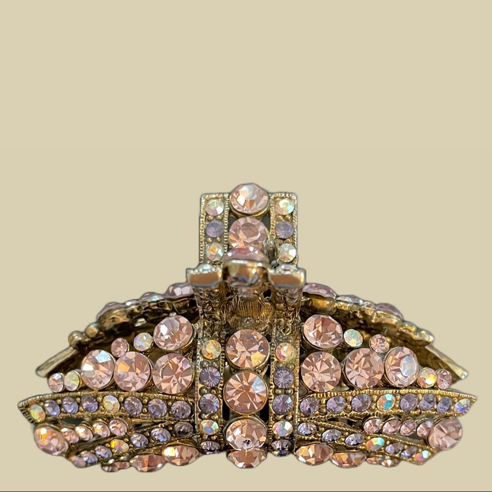 Rhinestone hair clip large